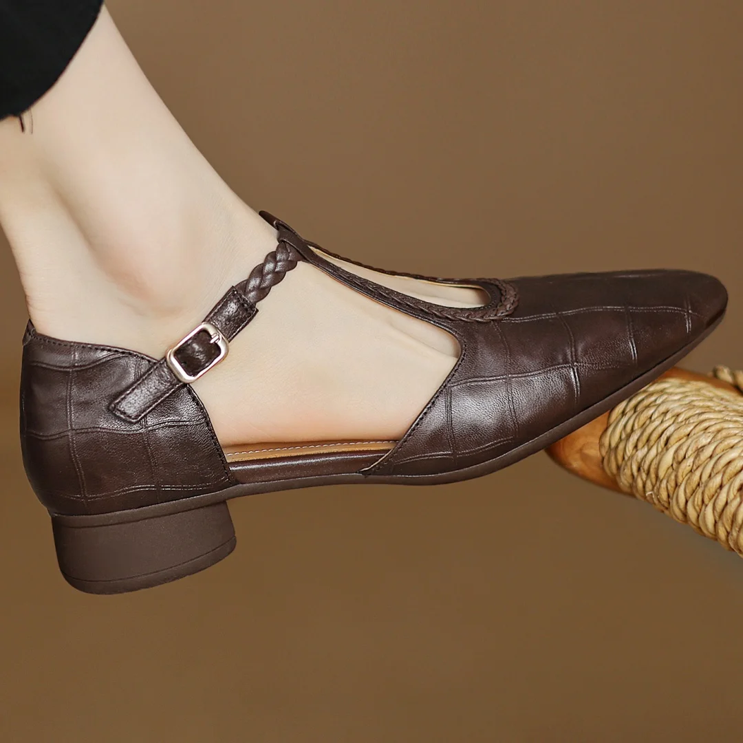 Mary Jane leather shoes — view 3