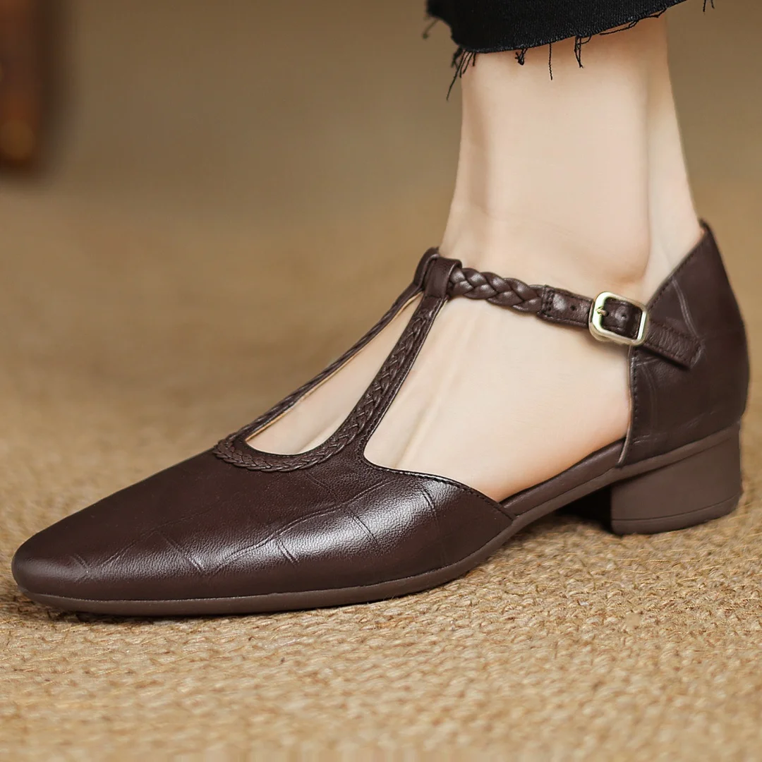 Mary Jane leather shoes — view 4