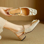 Mathilde - elegant women's shoes with floral decoration — view 3