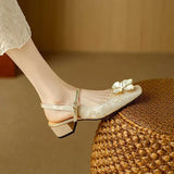 Mathilde - elegant women's shoes with floral decoration — view 8