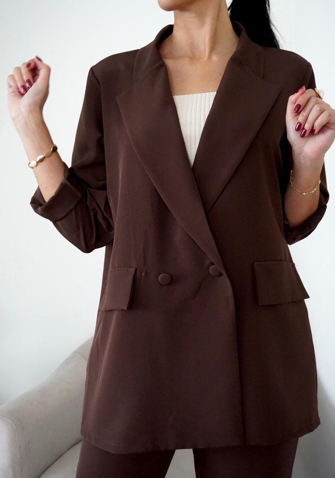 Maya - burgundy set — view 1