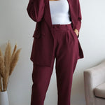 Maya - burgundy set — view 2