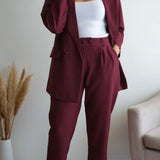Maya - burgundy set — view 2