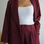 Maya - burgundy set — view 3