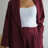 Maya - burgundy set — view 3