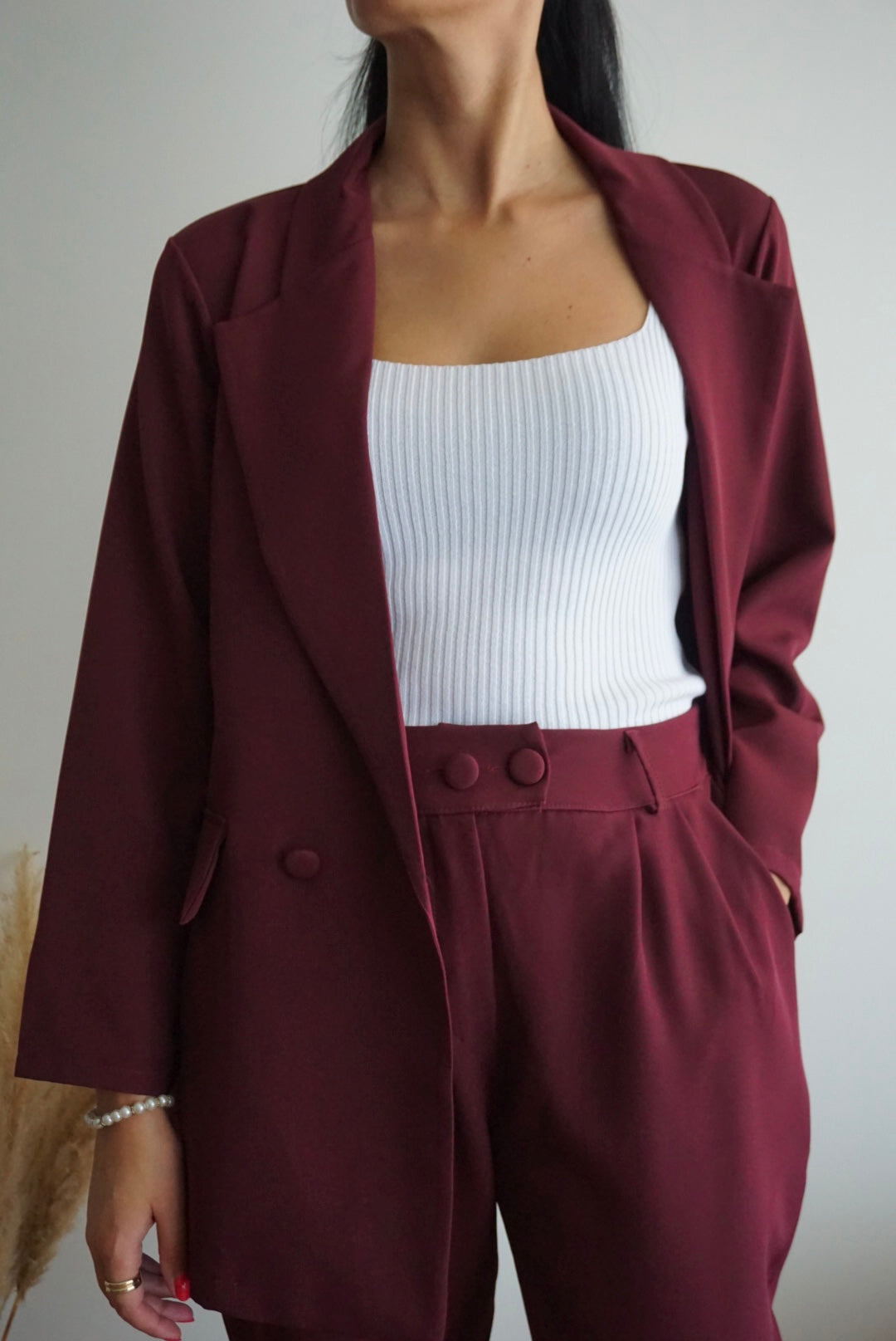 Maya - burgundy set — view 3