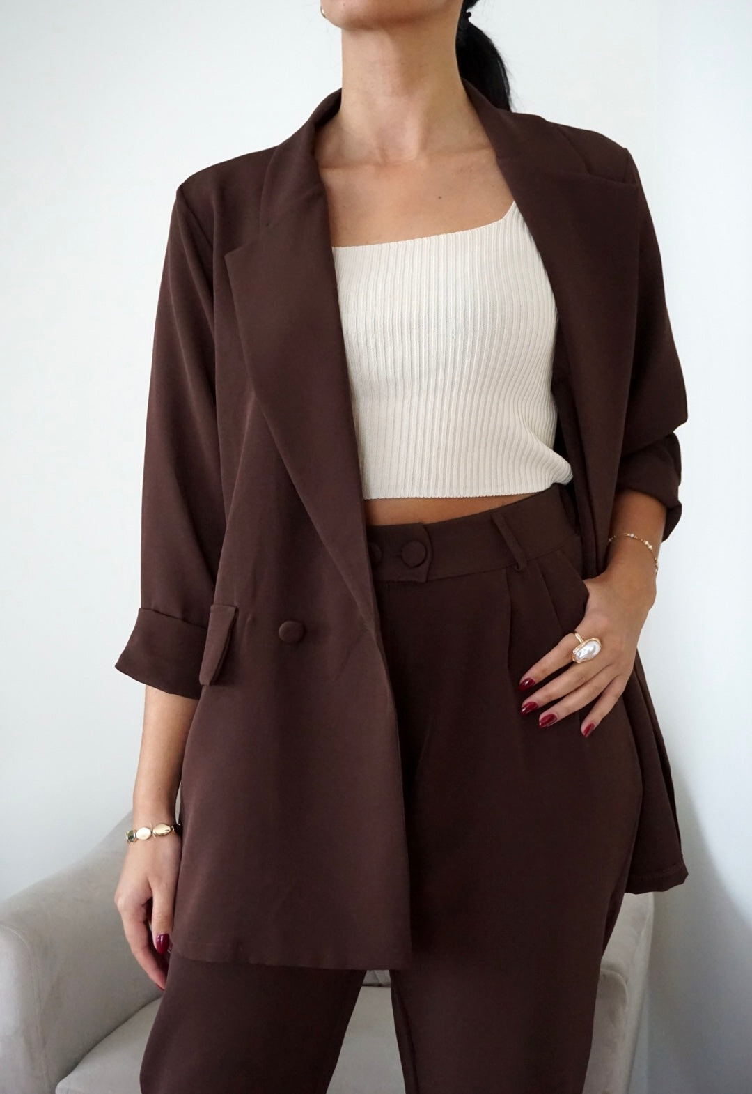 Maya - burgundy set — view 4