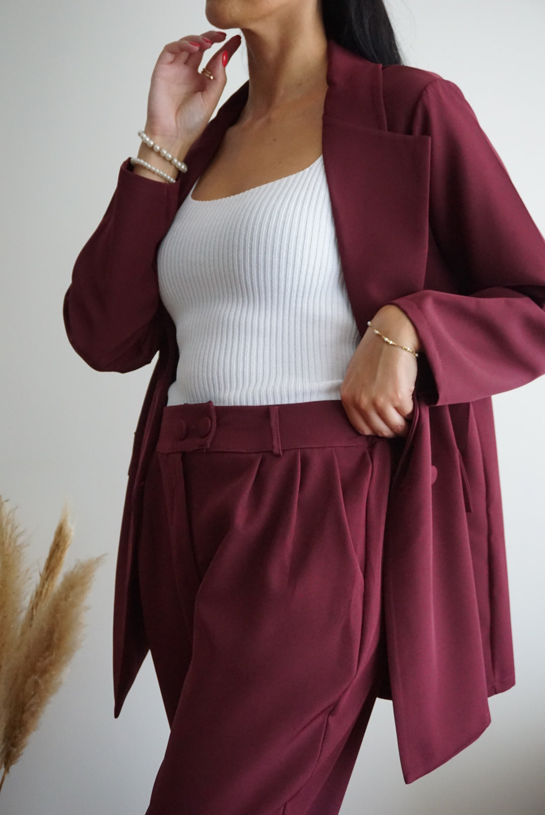 Maya - burgundy set — view 5