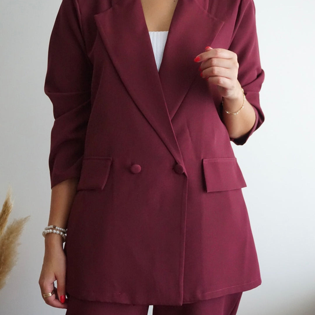 Maya - burgundy set — view 6