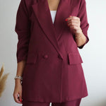Maya - burgundy set — view 6