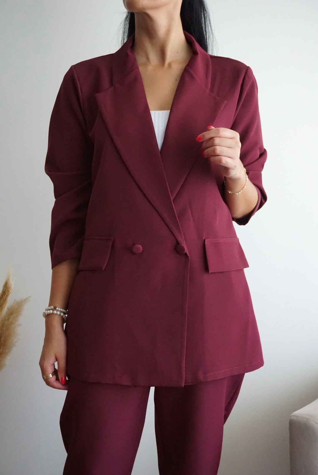 Maya - burgundy set — view 6