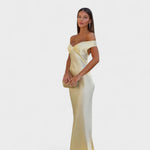 Megan - Satin Maxi Dress — view 1