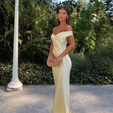 Megan - Satin Maxi Dress — view 2
