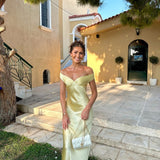 Megan - Satin Maxi Dress — view 4