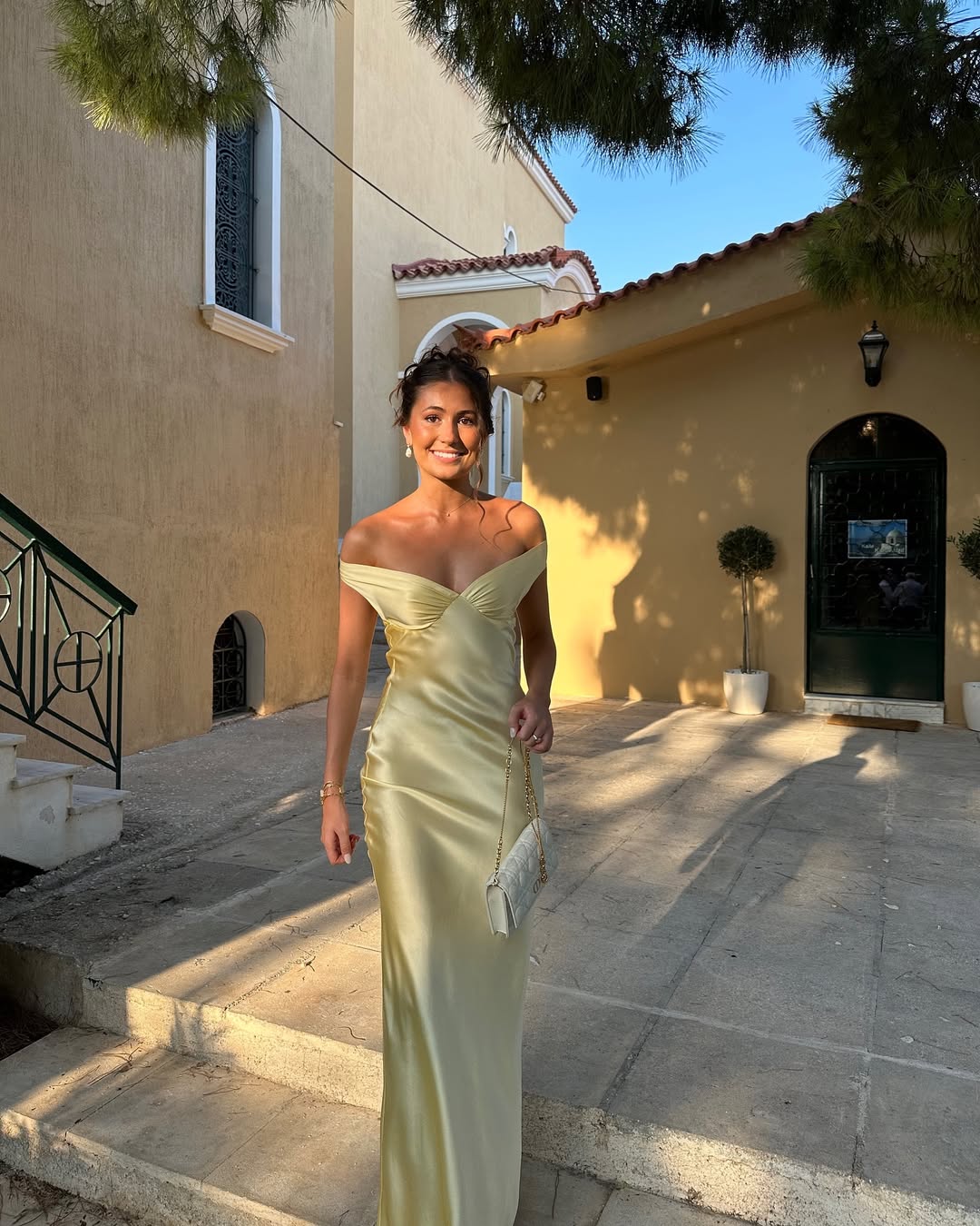 Megan - Satin Maxi Dress — view 5