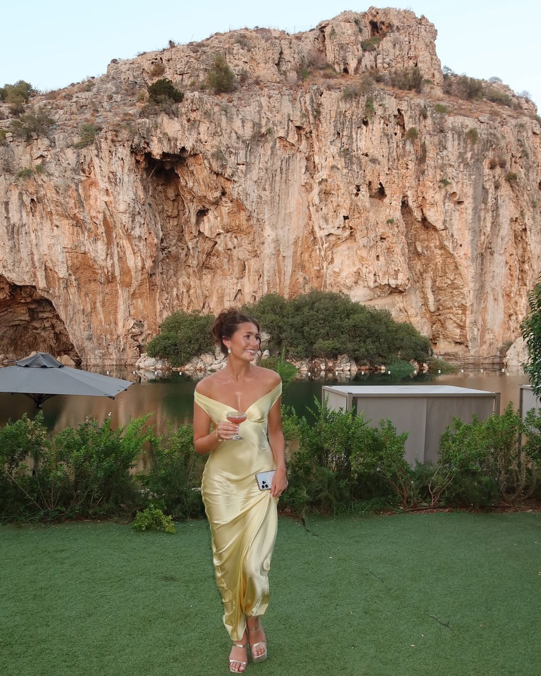 Megan - Satin Maxi Dress — view 6