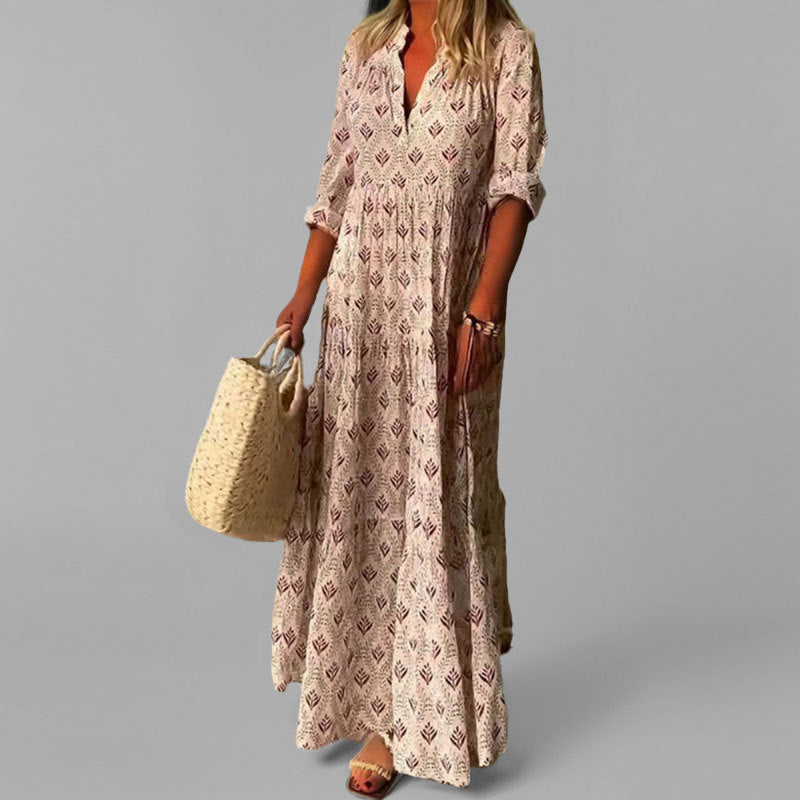 Melanie - retro long dress — view 2