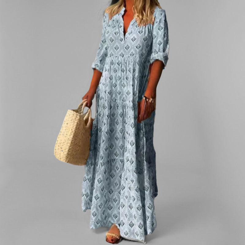 Melanie - retro long dress — view 3