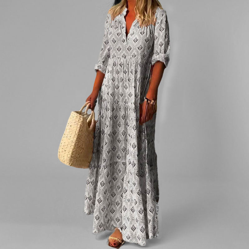 Melanie - retro long dress — view 4