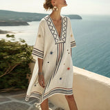 Mila - elegant and versatile beach dress for summer days — view 1
