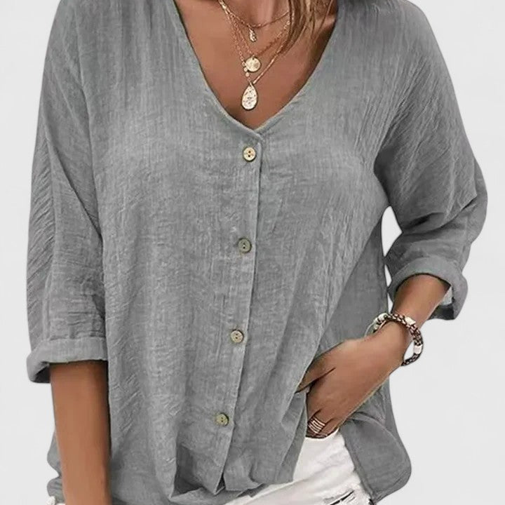 Miranda - sophisticated blouse — view 4