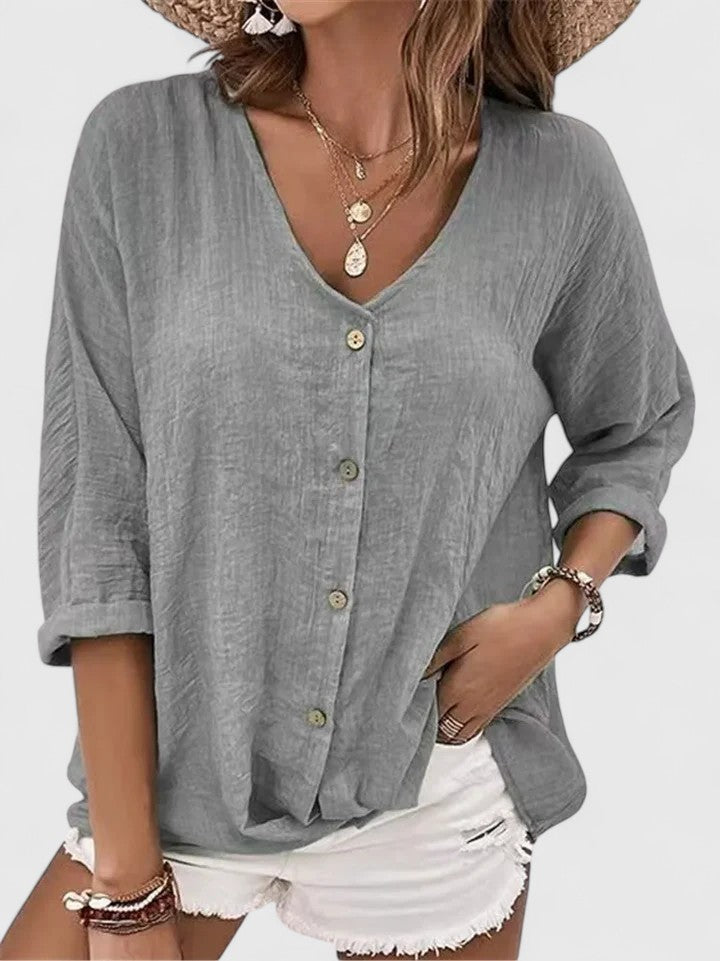 Miranda - sophisticated blouse — view 4