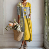 Miranda - casual linen dress — view 1