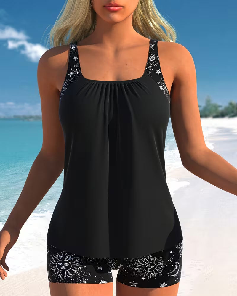 Monica - Sun Print Tankini — view 1
