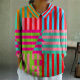 Morgan - Geometric play blouse — view 1
