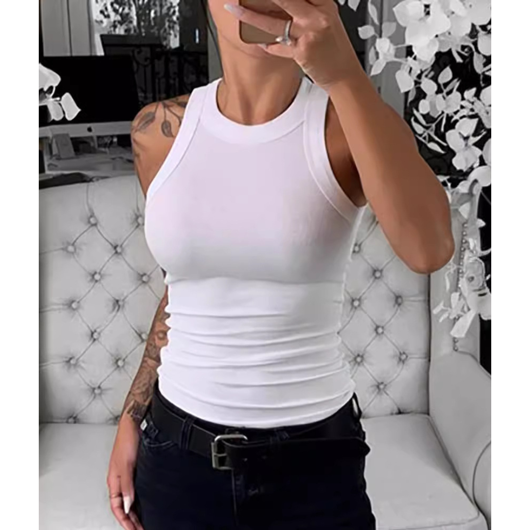 Morgan - casual casual sleeveless sweater — view 1