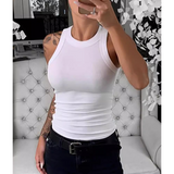 Morgan - casual casual sleeveless sweater — view 1