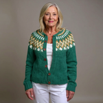 Morgan - retro Icelandic cardigan — view 1