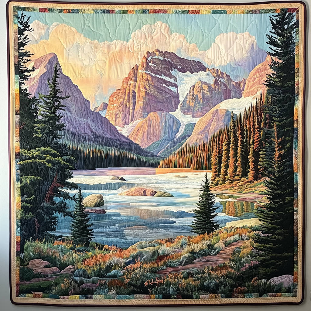 Artistic tapestry - Alpine nature — view 1
