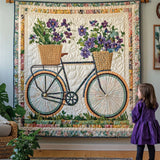 Art tapestry - Blooming Wheels — view 1