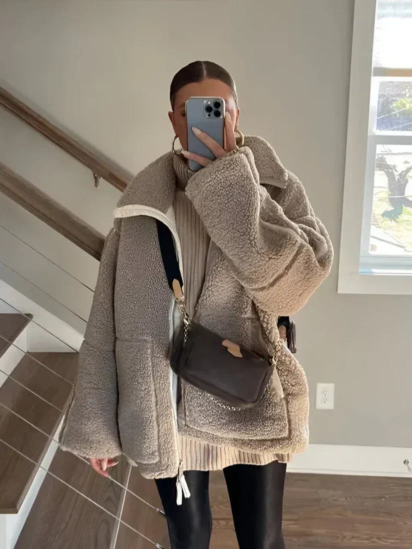 Nadia - soft winter coat — view 8