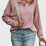 Naomi - elegant sweater with zipper — view 1