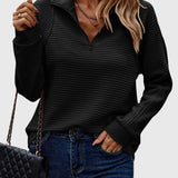 Naomi - elegant sweater with zipper — view 4