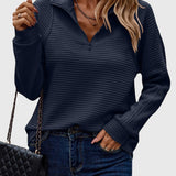 Naomi - elegant sweater with zipper — view 6