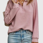 Naomi - elegant sweater with zipper — view 7