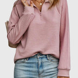 Naomi - elegant sweater with zipper — view 7