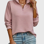 Naomi - elegant sweater with zipper — view 8