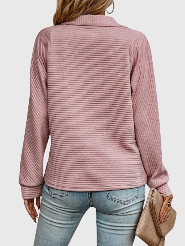 Naomi - elegant sweater with zipper — view 9