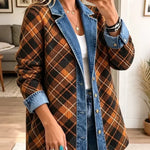 Naomi - Retro block denim jacket — view 2
