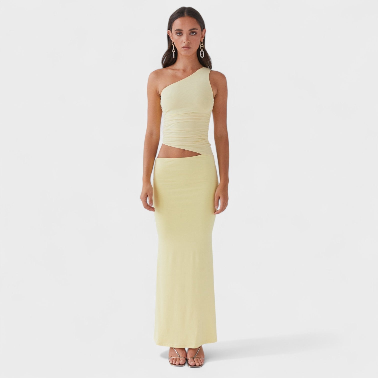 Natalia - asymmetric maxi dress — view 1