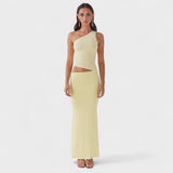 Natalia - asymmetric maxi dress — view 1