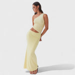 Natalia - asymmetric maxi dress — view 5