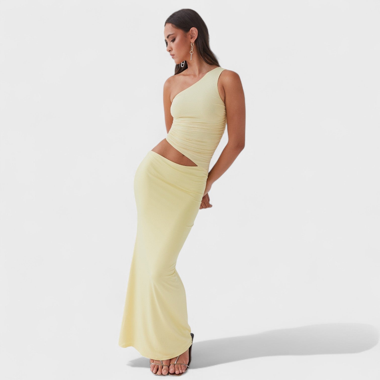 Natalia - asymmetric maxi dress — view 5