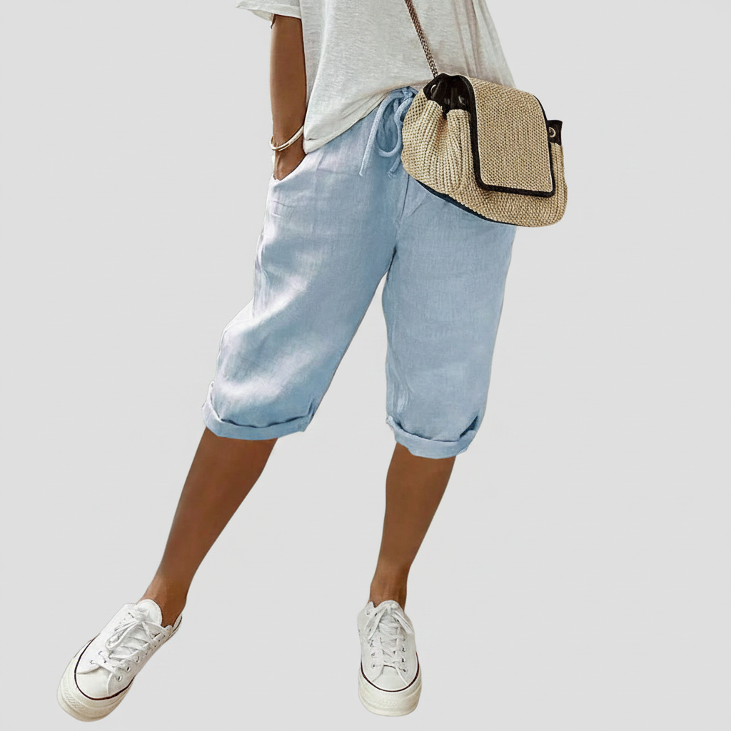 Natalia - cotton comfortable shorts — view 4