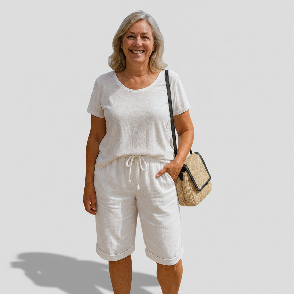 Natalia - cotton comfortable shorts — view 5