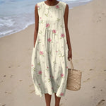 Natalia - dress with floating petals — view 1